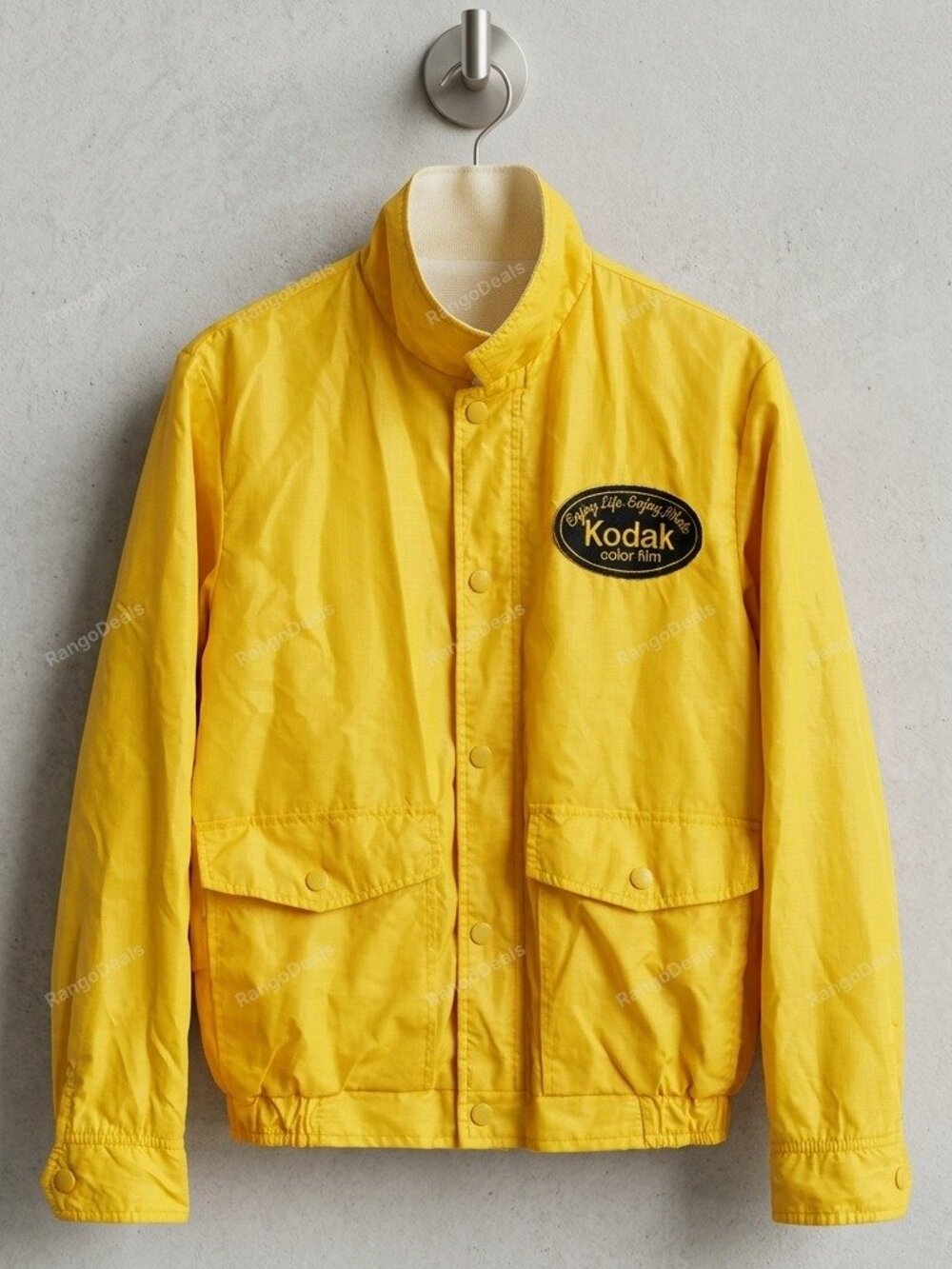 Vintage Kodak Color Film Windbreaker Bomber Zipper Jacket MADE IN JAPAN Size M